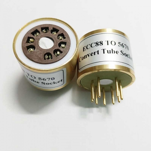 ECC88 TO 5670 1pc ECC88 6922 to 5670 6N3 Valve Tube Amplifier Socket converter adapter