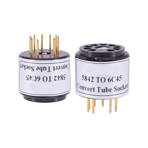 1PC black bakelite socket 5842 TO 6C45 Vacuum Tube socket Adapter converter
