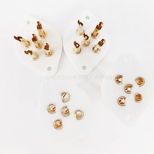 1PC PX25 PX4 /PX5/1701 Gold plated 5pin Vacuum Tube Socket