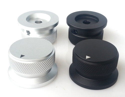 1PC 34X20MM Aluminium volume potentiometer Knob for HIFI Audio AMP DIY 6.0mm YDAN-55