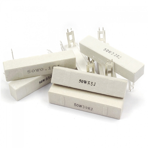 50W ceramic resistor 1R/2/3/4/5/6/8/10/12/20/25/100ohm /200 ohm