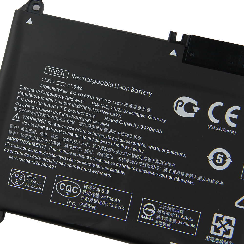 Genuine Original Tf Xl Tfo Xl Hstnn Lb X Laptop Battery For