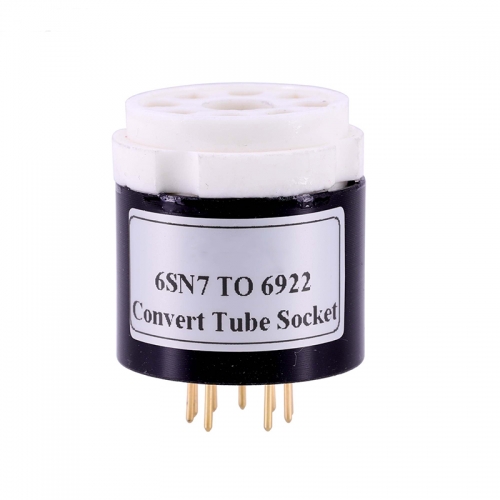 1PC Bakelite Vacuum Tube  6SN7 TO 6922 ECC88 E88CC 6DJ8 6N2 DIY Audio Vacuum Tube Amplifier Convert Socket Adapter  Convert Socket Adapter A