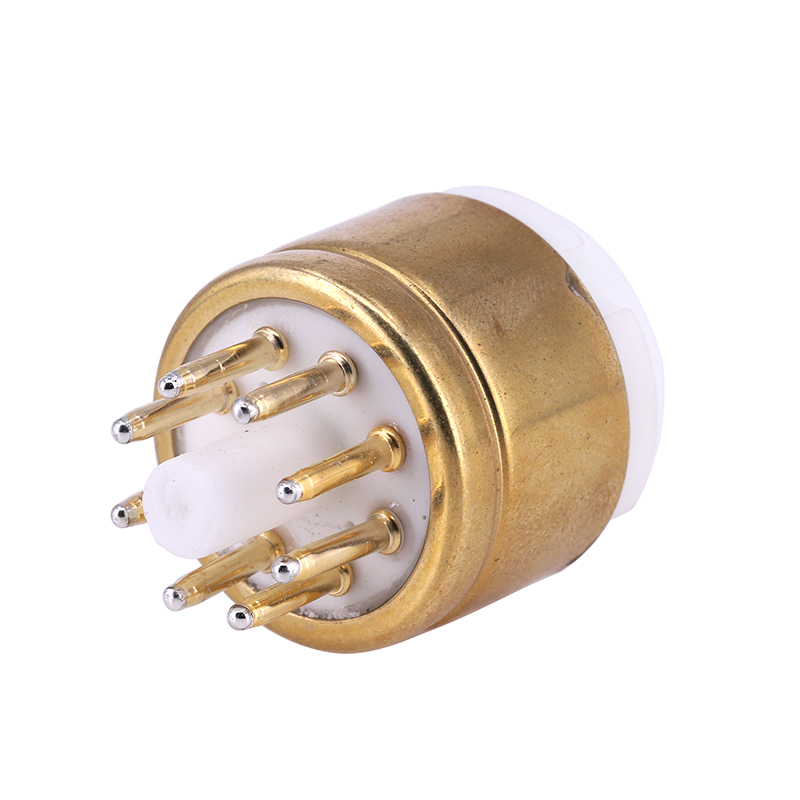 1PC 9PIN Ceramic Gold Plated Vacuum Tube Socket 5BC3 TO 5U4G 5Z3P 5AR4