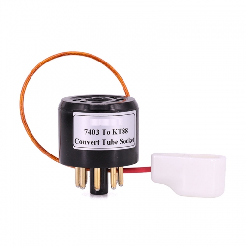 1PC Bakelite 7403 KT88 Vacuum Tube Socket Adapter 7403 (TOP)TO KT88 (BOTTOM) Tube DIY Audio Vacuum Tube Amplifier Convert Socket Adapter