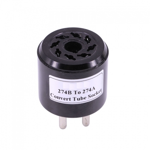 1PC Bakelite Tin 274B 5Z4 5U4G TO 274A 5Z3 80 WE274A Vacuum Tube Socket Adapter DIY HIFI Audio Vintage Vacuum Tube Amplifier Converter Socket