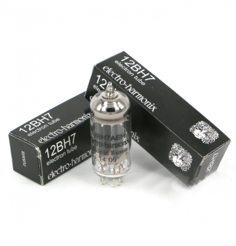 1PC NEW Audio Valve Vacuum Russia 12BH7EH Electro-Harmonix EH-12BH7 12BH7 Silver plated pin