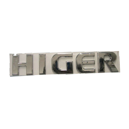 SCANIA HIGER COACH BUS LABEL ENGLISH NAME PLATE LOGO