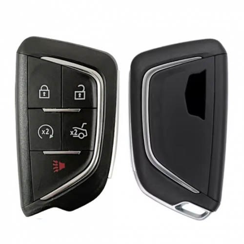 T-Cadillac 5-Button smart key shell with Logo