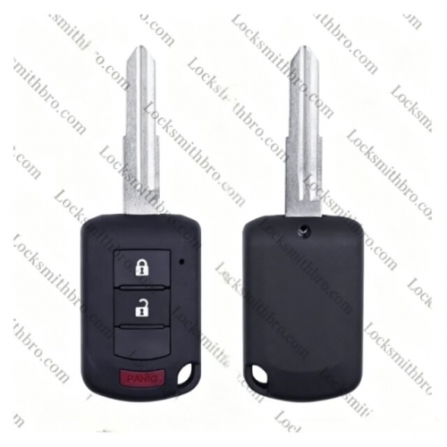 For Mit-subishi 2+1button key shell without logo