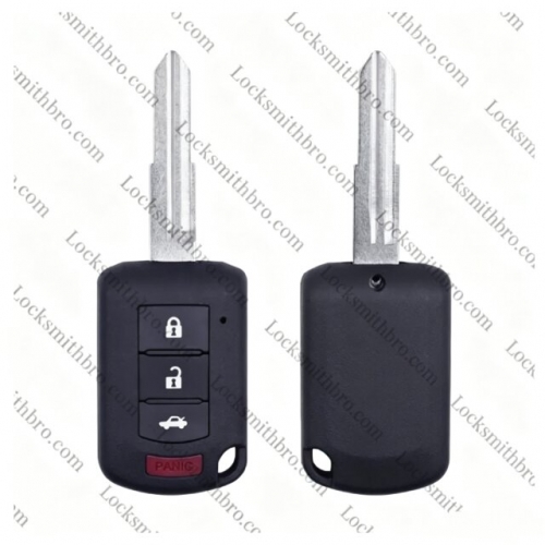 For Mit-subishi 3+1button key shell without logo