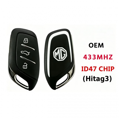 Oem Smart Remote Car Key Fpb For MG MG6 HS 2018-2021 Keyless-go Samrt key 433mhz With ID47(Hitag3)