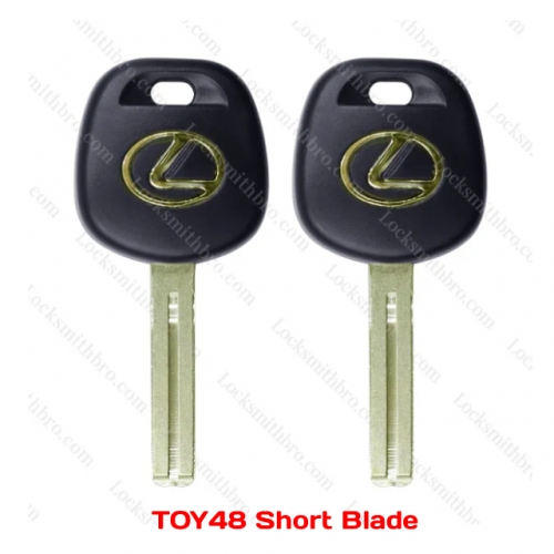 LockSmithbro TOY48 Blade With Logo Lexus Transponder Key Shell Case