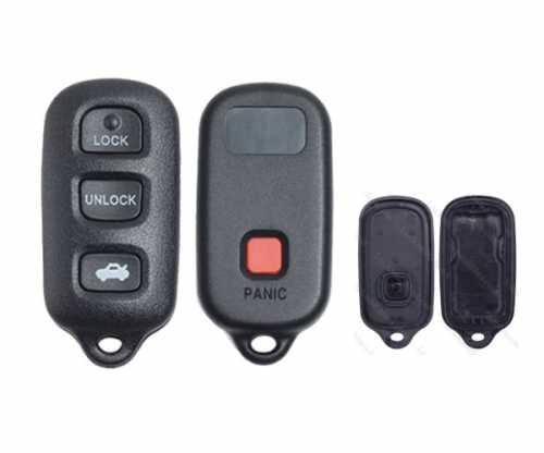 3+1Button T-Toyota remote Key Shell without Logo (for BBX)