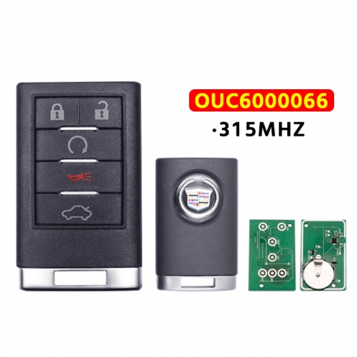 OUC6000066 for Cadilac Key 315Mhz Car Remote Key For Cadilac 2006-2011 DTS 2007-2009 SRX 2008-2010 STS