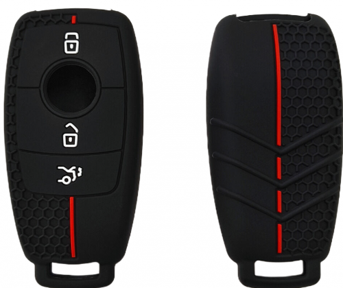 4 Button Silicone key case for Benz