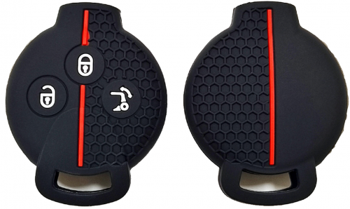 3 Button Silicone key case for Benz