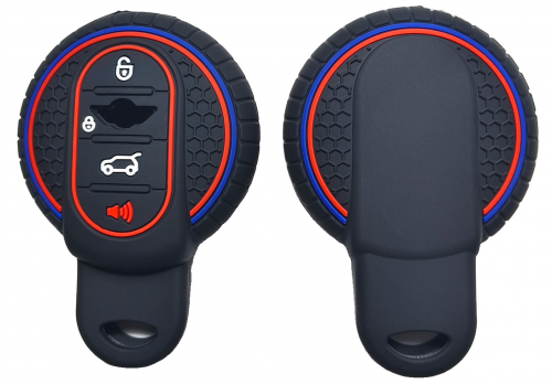 4 Button Silicone key case for mini