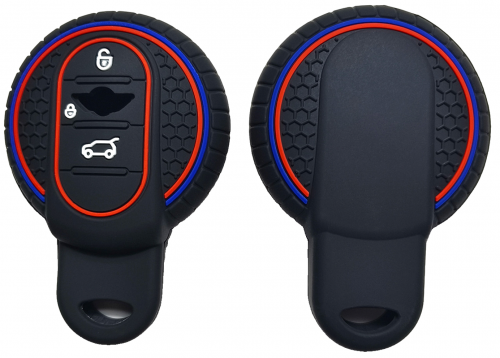 3 Button Silicone key case for mini