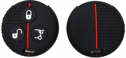 3 Button Silicone key case for Benz