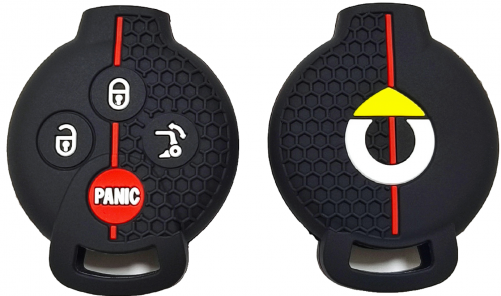 4 Button Silicone key case for Benz