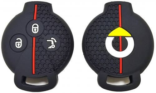3 Button Silicone key case for Benz