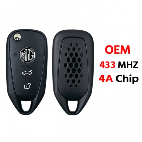 Original MG Remote Key 433Mhz 4A Chip For New MG7 MG3 MG4