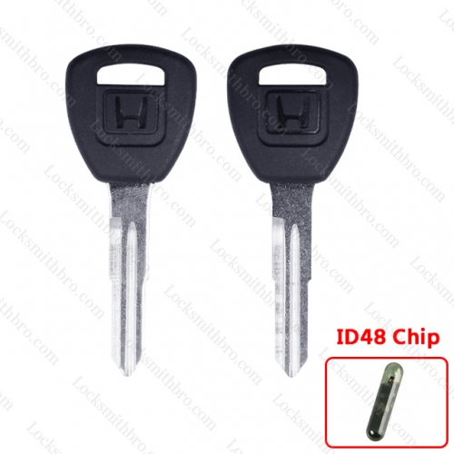 LockSmithbro ID48 Chip Honda Transponder Key With Logo