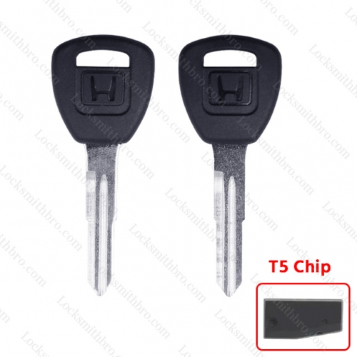 LockSmithbro T5 Chip Honda Transponder Key With Logo
