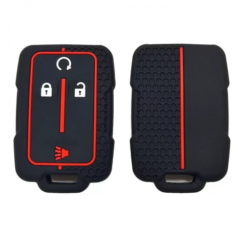 4Button Silicone key case for Chevrolet