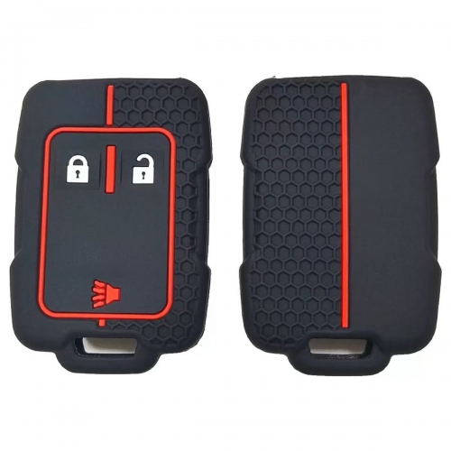 3Button Silicone key case for Chevrolet