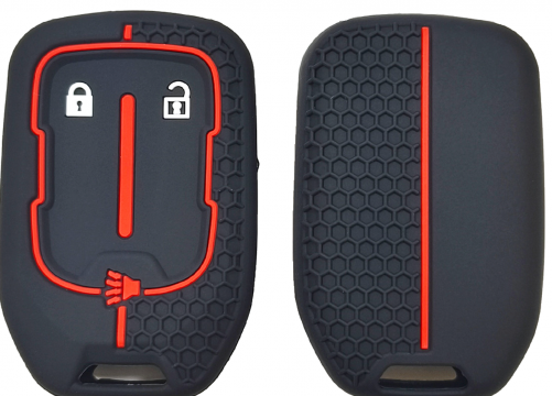 3Button Silicone key case for Chevrolet