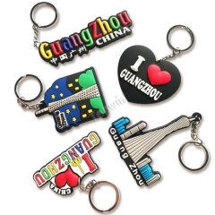 Custom Made Soft PVC Souvenir Key Rings