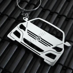 Custom Made Cutout Car Shaped Key Ring Holders