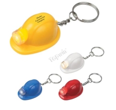 Mini Helmet Shape LED Key Rings