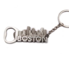 Customized Antique Silver Bottle Opener Keychain Wholesale