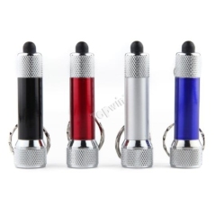 Portable Aluminum 5 LED Mini Flashlight Key Chain Wholesale