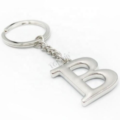 Shiny Alphabet B Key Rings in Bulk