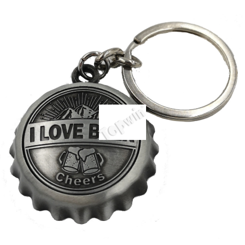 Strong Bottle Cap Bottle Lid Shaped Opener Key Hangers