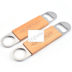 Personalized Logo Engraved Bar Shaped Bottle Opener