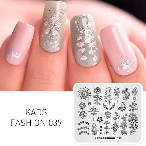 FASHION 039 Nail Stamping Plate Dreamcatcher