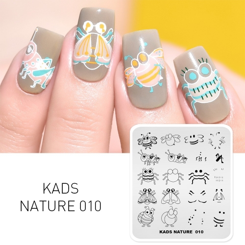 NATURE 010 ネイルスタンププレート 昆虫