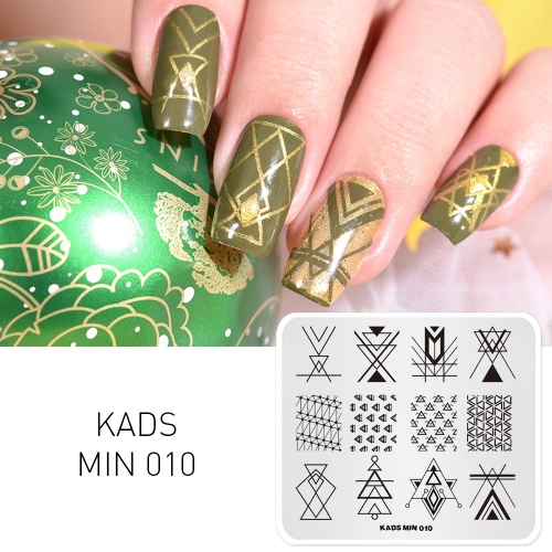 MIN 010 Nail Stamping Plate Geometry & Triangle