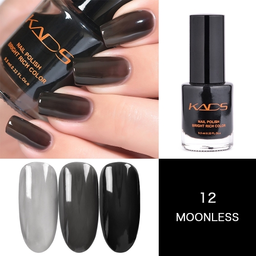 Moonless Night Jelly Nail Polish 9.5ml Black