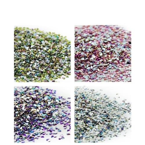 Drop Shaped Nail Rhinestone 500Pcs/Pack Single Color 200020