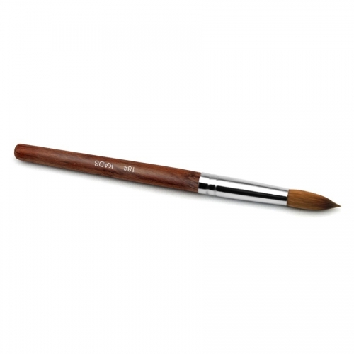 Kolinsky Sable Red Wood Nail Art Pointed Brush 18# 430027