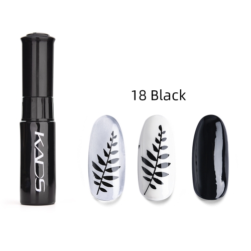 Nail Stamp Polish 10ml Black