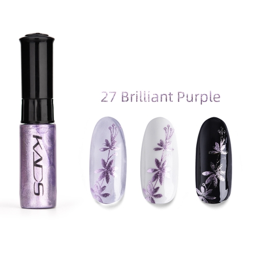 Nail Stamp Polish 10ml Pearl Purple