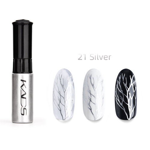 Nail Stamp Polish 10ml Silver