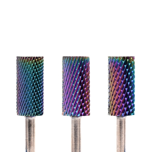 Iridescence Cylinder Alloy Nail Drill Bit 300047